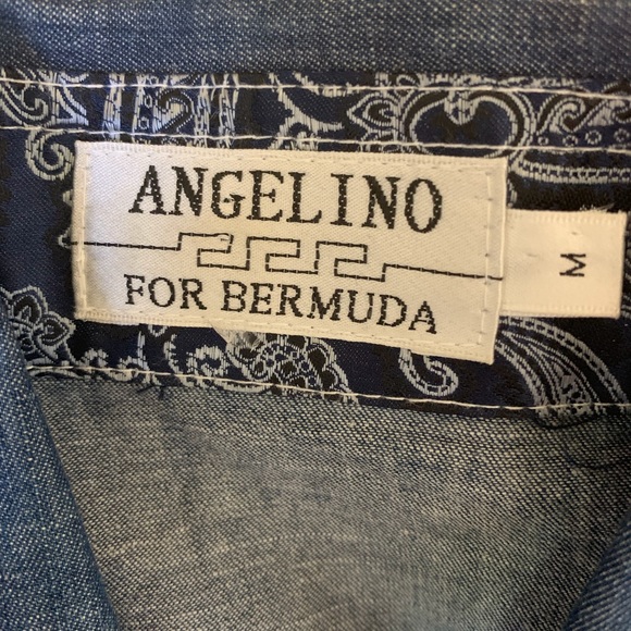Angelino for Bermuda Button Down Men’s M - Picture 2 of 6